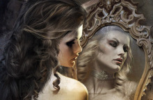 10860-woman-in-the-mirror-1366x768-fantasy-wallpaper.jpg