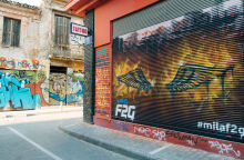 WINGS ON FIRE: Το νέο graffiti στου Ψυρρή που «καίει»!