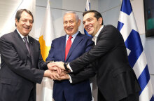 Νίκος Αναστασιάδης, Μπενιαμίν Νετανιάχου, Αλέξης Τσίπρας