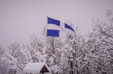 Χιονόπτωση στην περιοχή του Ματονερίου Καλαμπάκας