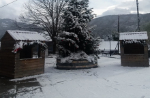 Χιόνια στην Ορεινή Ναυπακτία - Χωριό Άνω Χώρα 