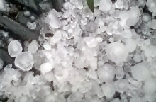 Χαλάζι στη Ζάκυνθο