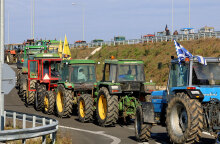 Αγρότες-τρακτέρ