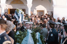 Κηδεία Χριστόδουλου Καραθανάση