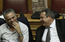 Πάνος Σκουρλέτης και Πάνος Καμμένος