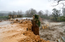 Χανιά: Κατάρρευση γέφυρας στον ποταμό Κερίτη