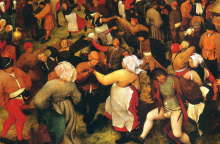 Πίτερ Μπρίγκελ ή Πίτερ Μπρέγκελ: Γαμήλιος χορός στην εξοχή.