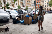 Σκουπίδια στην Κέρκυρα