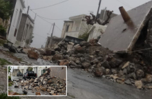 Κατέρρευσε σπίτι λόγω της βροχής στον οικισμό Ορεινό Σητείας