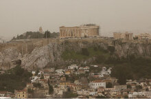 Αφρικανική σκόνη πάνω από την Ακρόπολη