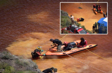 Ανασύρθηκε βαλίτσα με πτώμα στην «Κόκκινη Λίμνη»