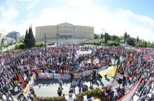 Πλατεία Συντάγματος, Πρωτομαγιά