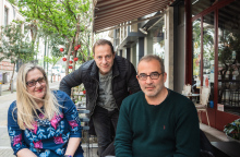 Νίκη Μακρή, Δημήτρης Λιγνάδης, Γιάννης Λιγνάδης © Θανάσης Καρατζάς