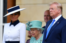 Μελάνια, Ντόναλντ Τραμπ - βασίλισσα Ελισάβετ Β'