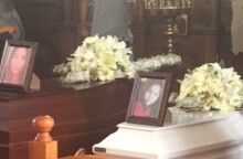 Κηδεία της Λίβια Μπουνέα και της κόρης της Ελένα