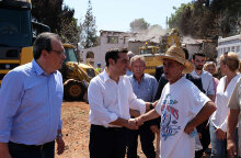 Ο Τσίπρας στο Μάτι