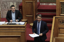 Κυριάκος Μητσοτάκης και Αλέξης Τσίπρας