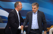 Χρήστος Σταϊκούρας και Ευκλείδης Τσακαλώτος