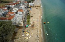 Καταστροφές στη Σωζόπολη Χαλκιδικής - Πανοραμική εικόνα