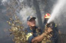 Φωτιά στην Εύβοια, πεζοπόρα τμήματα