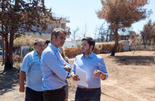 Κυριάκος Μητσοτάκης στο Μάτι 