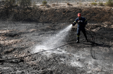 Πυρκαγιά στο Ποικίλο Όρος -Ασπρόπυργος