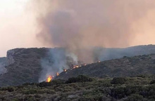 Φωτιά στα Κύθηρα