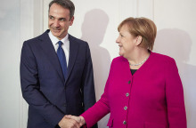 Κυριάκος Μητσοτάκης - Άνγκελα Μέρκελ 