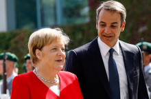 Κυριάκος Μητσοτάκης - Άνγκελα Μέρκελ 