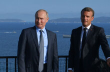 Βλάντιμιρ Πούτιν, Εμανουέλ Μακρόν © EPA/ALEXEI DRUZHININ / SPUTNIK / KREMLIN POOL MANDATORY