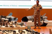 Συντρίμμια από drones και πυραύλους