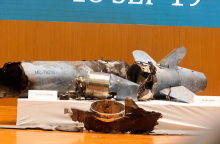 Συντρίμμια από drones και πυραύλους