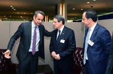 Συνάντηση Μητσοτάκη - Αναστασιάδη στη Νέα Υόρκη