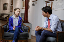 Ο Τριντό συναντήθηκε με την Γκρέτα Τούνμπεργκ