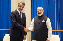 Κυριάκος Μητσοτάκης και Ναρέντρα Μόντι στη Νέα Υόρκη