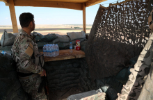 Φυλάκιο των κουρδικών δυνάμεων SDF