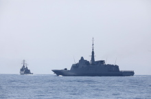 Γαλλοκυπριακή ναυτική άσκηση στα κυπριακά χωρικά ύδατα.