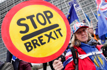 Διαδήλωση κατά του Brexit στις Βρυξέλλες