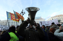 Απεργιακή κινητοποίηση στην Ισπανία 