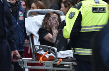 Απεγκλωβισμός γυναίκας από φλεγόμενο ξενοδοχείο