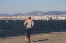 Τσουχτερό κρύο στη Θεσσαλονίκη