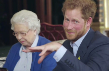 Βασίλισσα Ελισάβετ και πρίγκιπας Χάρι 