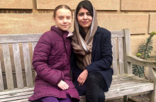 Γκρέτα Τούνμπεργκ, Μαλάλα Γιουσαφσζάι  