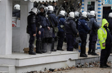 Δυνάμεις της ΕΛΑΣ στη μεθόριο του Έβρου 