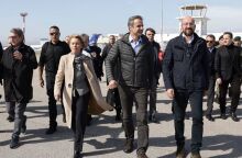 Ο Κυριάκος Μητσοτάκης με την ηγεσία της ΕΕ στον Έβρο