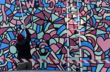 Έργο του street artist Soteur 