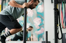 Ο Νικόλας Νάνος στο γυμναστήριό του Beyond Athens