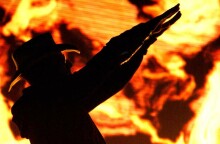 Στιγμιότυπο από συναυλία την συναυλία των Tool στην Αθήνα τον Σεπτέμβριο του 2007