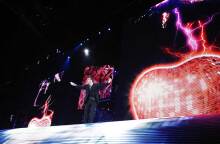 Στιγμιότυπο από συναυλία του George Michael στο ΟΑΚΑ