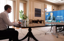 Ο Μητσοτάκης στην τηλεδιάσκεψη του Ευρωπαϊκού Λαϊκού Κόμματος  